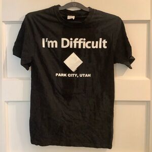 Men’s Ski Black Diamond “I’m Difficult” Tee Park City, Utah